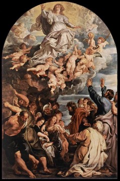  Paul Painting - Assumption of the Virgin Baroque Peter Paul Rubens